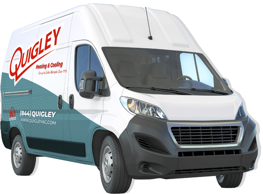 Quigley Heating & Air service truck